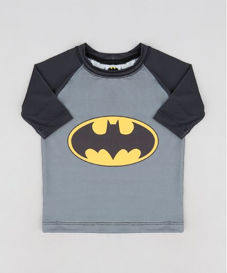 Camiseta-de-Praia-Infantil-Batman-Raglan-Manga-Curta-Chumbo-9227632-Chumbo_1