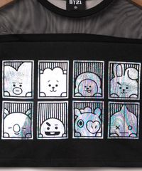 blusa-cropped-juvenil-de-algodao-bt21-com-tule-manga-curta-preta-1011970-Preto_2