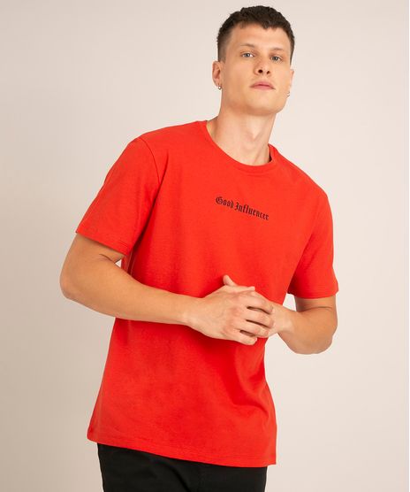 camiseta-de-algodao--good-influencer-manga-curta-gola-careca-vermelha-1019922-Vermelho_1