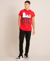 camiseta-de-algodao--nyc--snoopy-com-capuz-manga-curta-vermelha-1014202-Vermelho_3