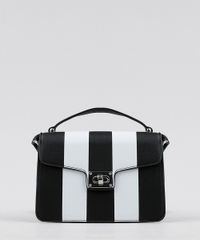 Bolsa-Feminina-Transversal-com-Listras-Preta-9198308-Preto_1