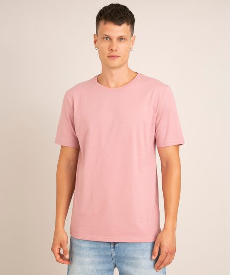 camiseta-de-algodao-basica-manga-curta-gola-careca-rose-1008794-Rose_1