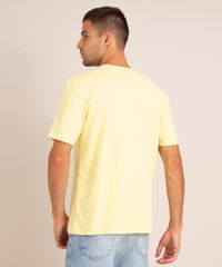 Camiseta-Masculina-Manga-Curta-Basica-Gola-Careca-Amarelo-Claro-9947820-Amarelo_Claro_2