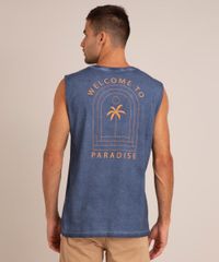 regata-de-algodao-estonado-gola-careca--welcome-to-paradise--azul-marinho-1016533-Azul_Marinho_2