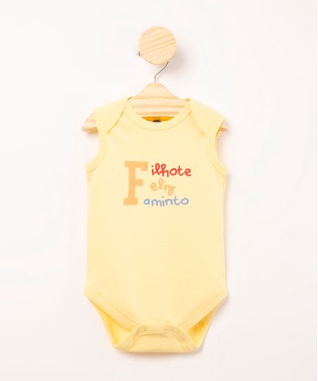 body-regata-infantil-de-algodao--filhote-feliz-faminto--amarelo-1002371-Amarelo_1