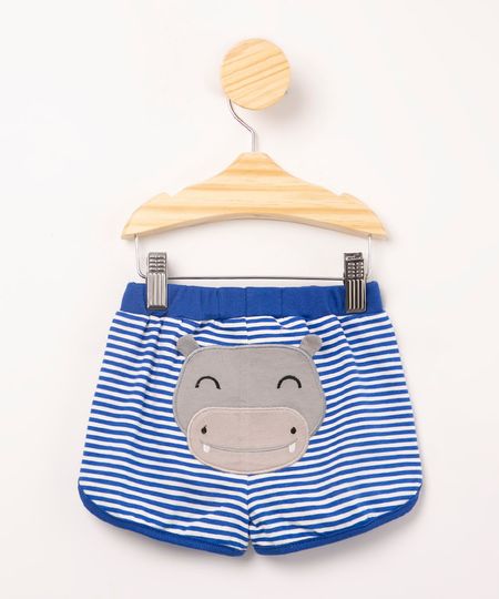 short-infantil-de-algodao-listrado-com-bordado-de-hipopotamo-off-white-1003364-Off_White_1