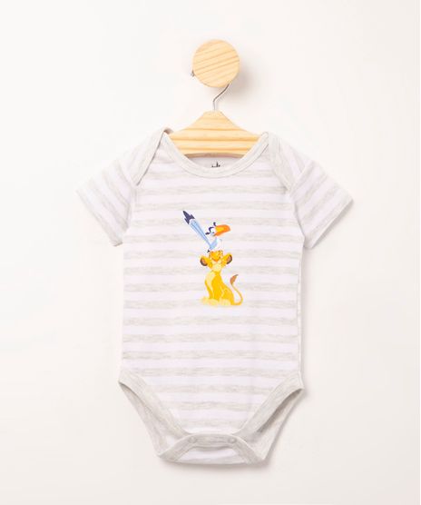 body-infantil-listrado-manga-curta-estampa-o-rei-leao-off-white-1003576-Off_White_1