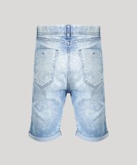 Bermuda-Jeans-Masculina-Reta-Marmorizada-com-Cordao-Azul-Claro-8766317-Azul_Claro_6 Bermuda-Jeans-Masculina-Reta-Marmorizada-com-Cordao-Azul-Claro-8766317-Azul_Claro_6