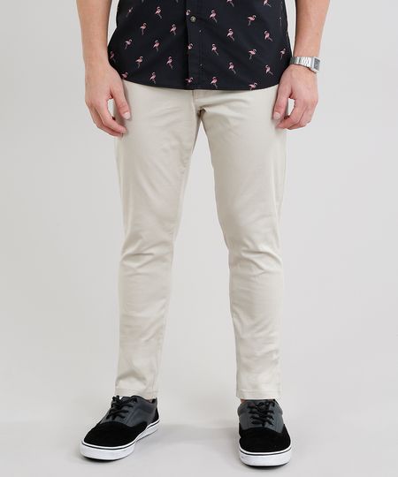 Calca-de-Sarja-Masculina-Chino-Skinny-Kaki-9250047-Kaki_1