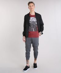 Camiseta-Masculina--Motorcycle--Manga-Curta-Gola-Careca-Vermelha-9223842-Vermelho_3