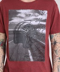 Camiseta-Masculina--Motorcycle--Manga-Curta-Gola-Careca-Vermelha-9223842-Vermelho_4