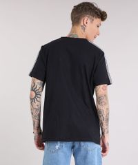 Camiseta-Masculina-Faixas-Laterais-Manga-Curta-Gola-Careca-Preta-9216369-Preto_2