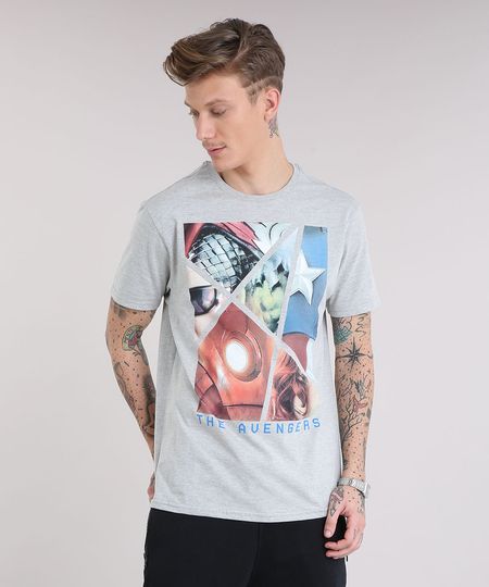 Camiseta-Masculina-Os-Vingadores-Manga-Curta-Gola-Careca-Cinza-Mescla-9254013-Cinza_Mescla_1 Camiseta-Masculina-Os-Vingadores-Manga-Curta-Gola-Careca-Cinza-Mescla-9254013-Cinza_Mescla_1
