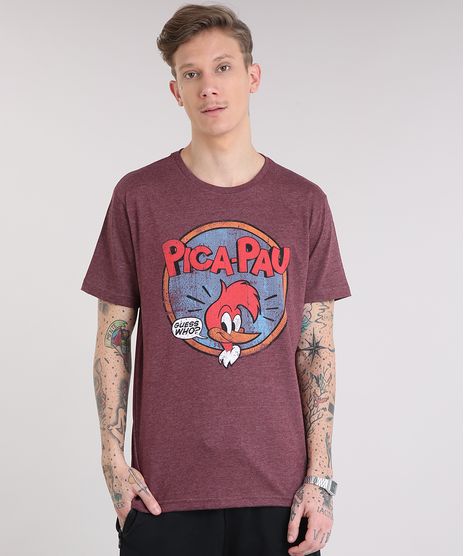Camiseta-Masculina-Pica-Pau-Manga-Curta-Gola-Careca-Vinho-9228310-Vinho_1
