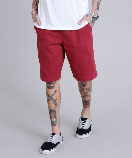 Bermuda-Masculina-com-Bolsos-e-Cordao-Vinho-9248847-Vinho_1
