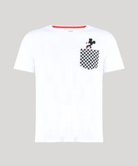 Camiseta-Masculina-Mickey-com-Bolso-Quadriculado-Manga-Curta-Gola-Careca-Branca-9195404-Branco_5