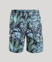 Short-Masculino-Estampado-de-Folhagem-com-Bolsos-Preto-9159014-Preto_6