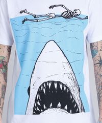 Camiseta-Masculina-Estampada-de-Tubarao-Manga-Curta-Gola-Careca-Branca-9245572-Branco_4