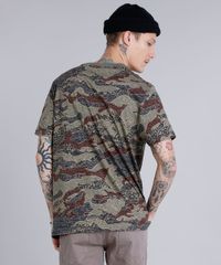 Camiseta-Masculina-Estampada-Camuflada-Manga-Curta-Gola-Careca--Verde-Militar-9194382-Verde_Militar_2