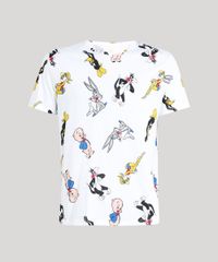 Camiseta-Masculina-Estampada-Looney-Tunes-Manga-Curta-Gola-Careca--Off-White-9195412-Off_White_5