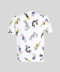 Camiseta-Masculina-Estampada-Looney-Tunes-Manga-Curta-Gola-Careca--Off-White-9195412-Off_White_6