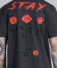 Camiseta-Masculina--Stay-Away--com-Bolso-Manga-Curta-Gola-Careca-Cinza-Mescla-Escuro-9189509-Cinza_Mescla_Escuro_4