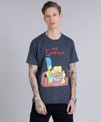 Camiseta-Masculina-Os-Simpsons-Manga-Curta-Gola-Careca-Cinza-Mescla-9035443-Cinza_Mescla_1