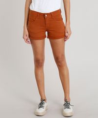 Short-Feminino-Reto-Barra-Dobrada-Caramelo-9304716-Caramelo_1