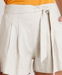 Short-Feminino-Clochard-em-Linho-com-Faixa-de-Amarrar-Kaki-9249361-Kaki_4