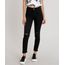 Calca-Jeans-Feminina-Skinny-Sawary-com-Rasgo-no-Joelho-Preta-9322477-Preto_1