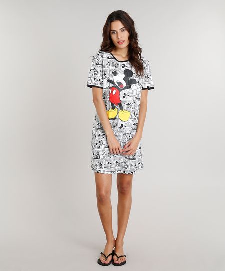 Camisola-Feminina-Estampada-Mickey-Mouse-Manga-Curta-Branca-9296700-Branco_1 Camisola-Feminina-Estampada-Mickey-Mouse-Manga-Curta-Branca-9296700-Branco_1