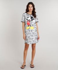 Camisola-Feminina-Estampada-Mickey-Mouse-Manga-Curta-Branca-9296700-Branco_3