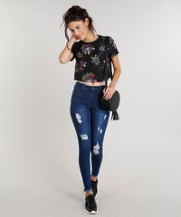Blusa-Feminina-Cropped-Estampada-de-Pranchas-e-Flores-Manga-Curta-Decote-Redondo-Preta-9087212-Preto_3