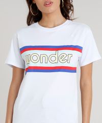 Blusa-Feminina--Wonder--com-Listras-Manga-Curta-Decote-Redondo-Branca-9318436-Branco_4