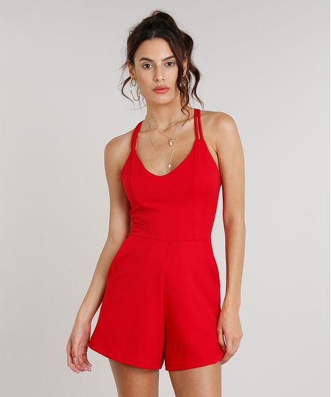 Macaquinho-Feminino-com-Bolsos-Alcas-Cruzadas-Vermelho-9323808-Vermelho_1