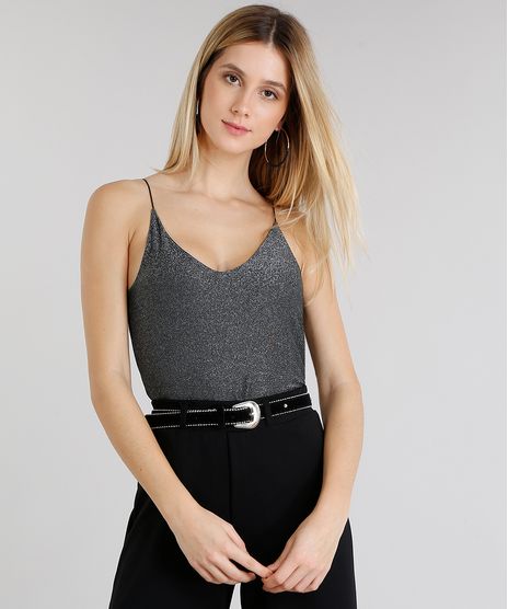 Regata-Feminina-Cropped-em-Lurex-Alcas-Finas-Decote-V-Prateado-9270424-Prateado_1