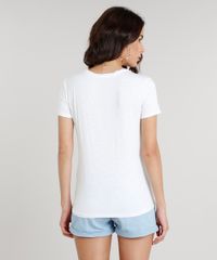 Blusa-Feminina--Cool-and-Trendy--com-Paetes-Manga-Curta-Decote-Redondo-Off-White-9298012-Off_White_2