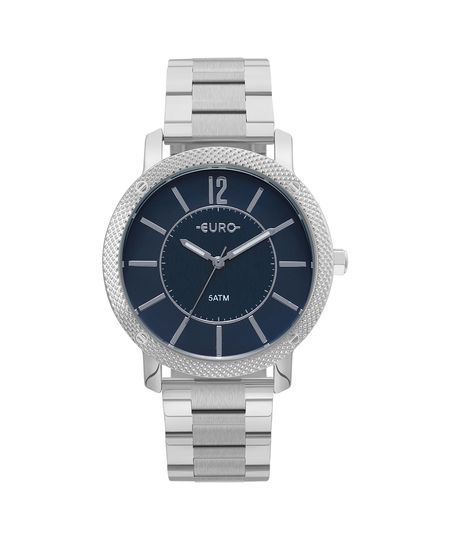 Relógio Euro Feminino Texturas Prata - EU2036YMI/3A Menor preço em Relógio Euro Feminino Texturas Prata - EU2036YMI/3A