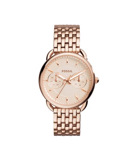 Relógio Fossil Feminino Ladies Tailor Rosé - ES3713/1JN Menor preço em Relógio Fossil Feminino Ladies Tailor Rosé - ES3713/1JN