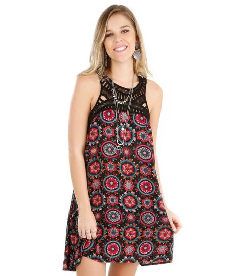 Vestido-Floral-com-Trico-Preto-8084669-Preto_1