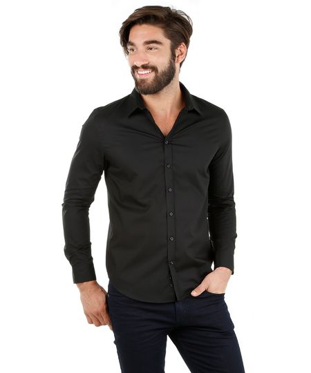 Camisa-Social-Slim--Preta-7980970-Preto_1