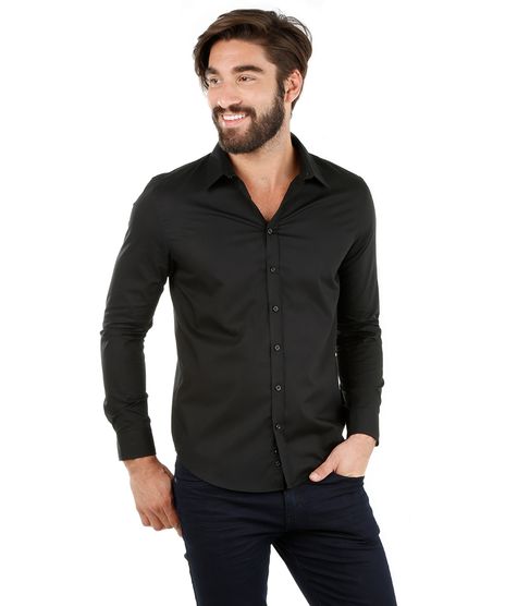 Camisa-Social-Slim--Preta-7980970-Preto_1