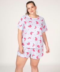 pijama-plus-size-manga-curta-de-algodao-estampado-banana-azul-claro-1004671-Azul_Claro_1