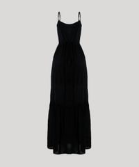 Vestido-Feminino-Longo-Texturizado-com-Fenda-Alcas-Finas-Decote-Redondo-Preto-9136864-Preto_6