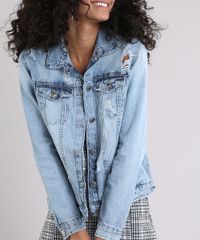 Jaqueta-Jeans-Feminina-Destroyed-com-Pelo-Removivel-Manga-Longa-Azul-Claro-9148050-Azul_Claro_4