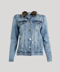 Jaqueta-Jeans-Feminina-Destroyed-com-Pelo-Removivel-Manga-Longa-Azul-Claro-9148050-Azul_Claro_5