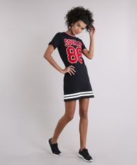 Vestido-Feminino-Curto--Squad-88--Manga-Curta-Decote-Redondo-Preto-9250807-Preto_3