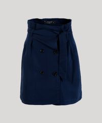 Saia-Feminina-com-Botoes-e-Faixa-para-Amarrar-Azul-Marinho-9186930-Azul_Marinho_5