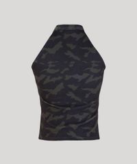Regata-Feminina-Halter-Neck-Cropped-Estampada-Camuflada-com-Alcas-Finas--Verde-Militar-9240367-Verde_Militar_6