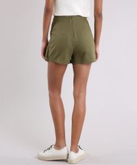 Short-Saia-Feminino-Linho-com-Lace-Up--Verde-Militar-9089389-Verde_Militar_2